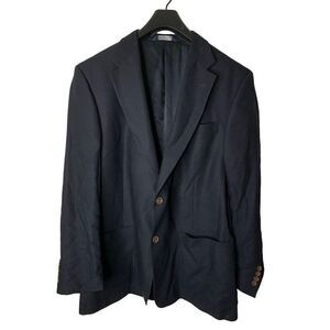 Burberry Vintage Wool Blazer Jacket men's navy 44R